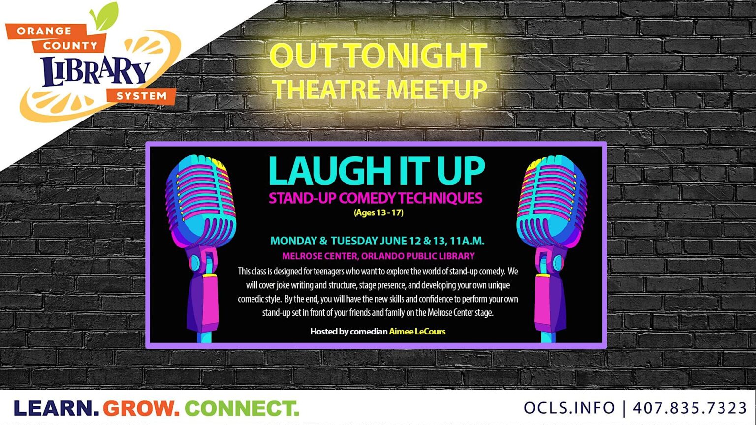Laugh it Up StandUp Comedy Techniques for Teens Comedy Networking